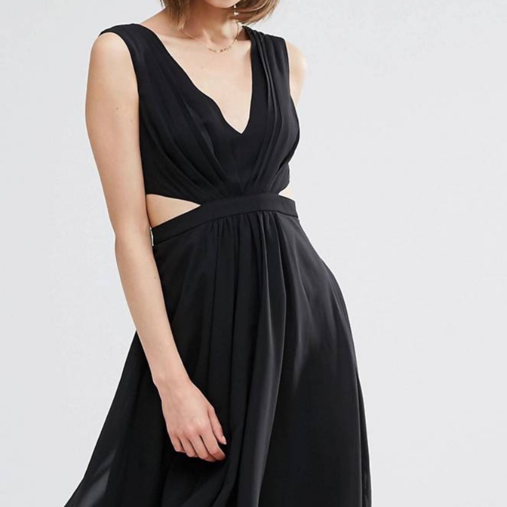 Black MIDI Dress